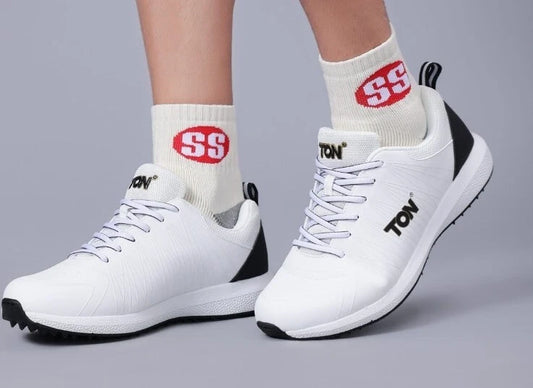 SS TON White Edition Cricket Shoes