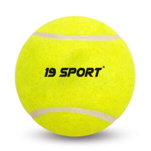 Heavy cricket tennis ball yellow pack of 6