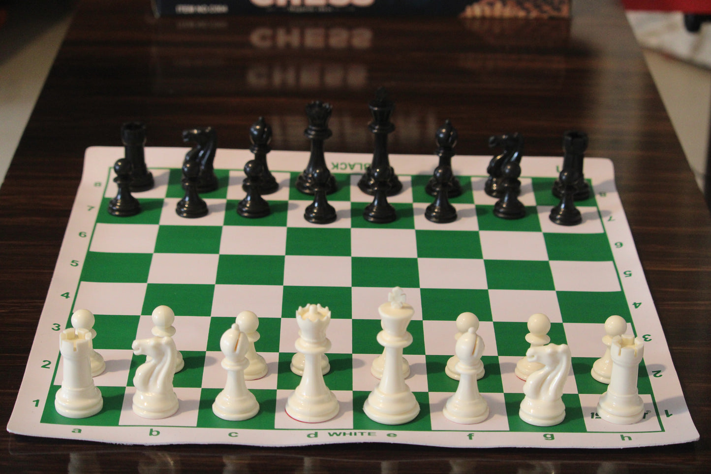 Tournament  Vinyl Chess Set with Carry Bag