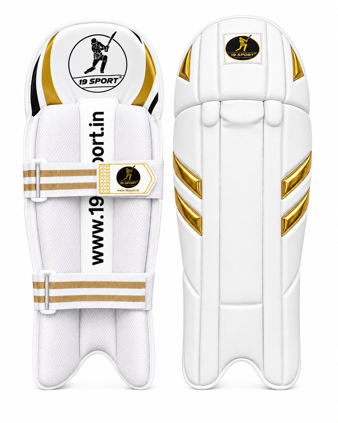 Keeping Legguard – Premium White & Gold