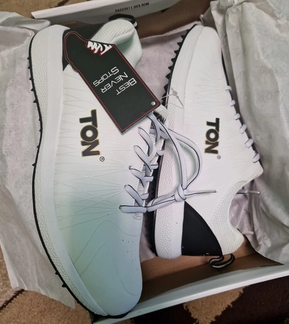 SS TON White Edition Cricket Shoes