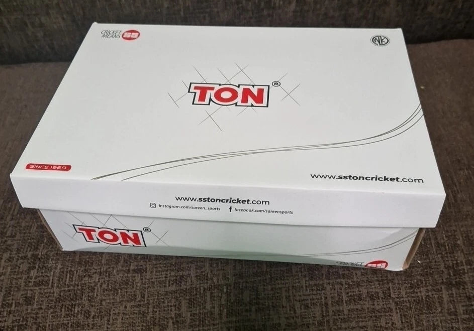 SS TON White Edition Cricket Shoes