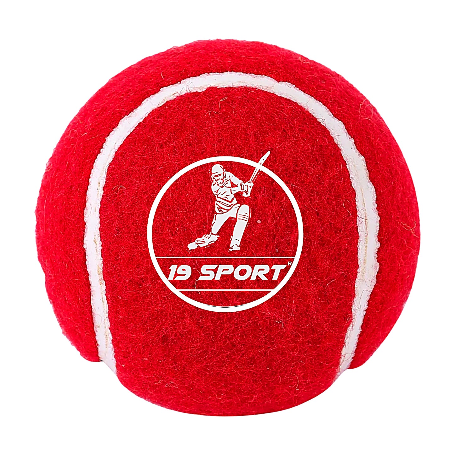 19 Sport Heavy Red Cricket Tennis Ball (125-135 gm)