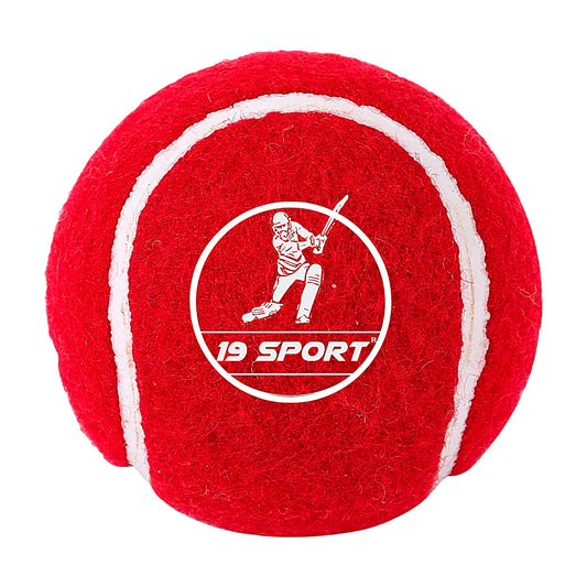 19 Sport Heavy Red Cricket Tennis Ball (125-135 gm)