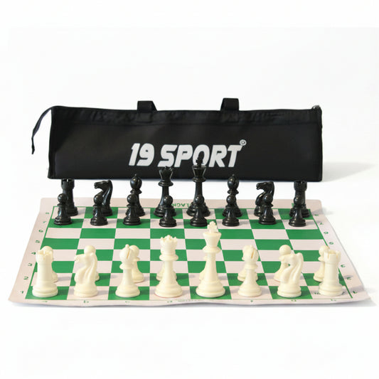 Tournament  Vinyl Chess Set with Carry Bag