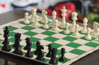 Tournament  Vinyl Chess Set with Carry Bag