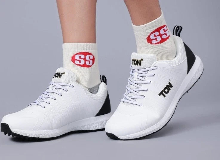 SS TON White Edition Cricket Shoes