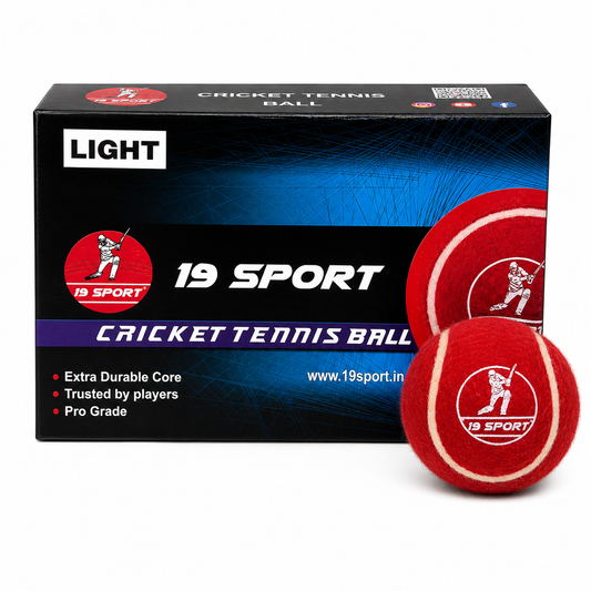 19 Sport Red Cricket Tennis Ball (80-90 gm)