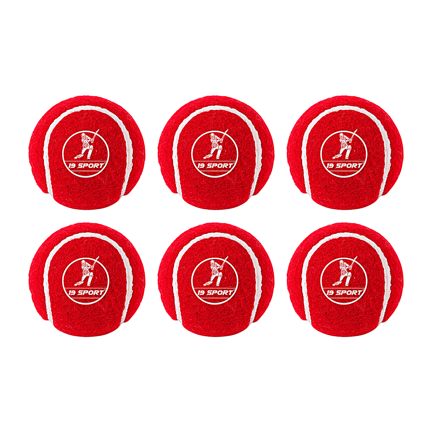 19 Sport Heavy Red Cricket Tennis Ball (125-135 gm)